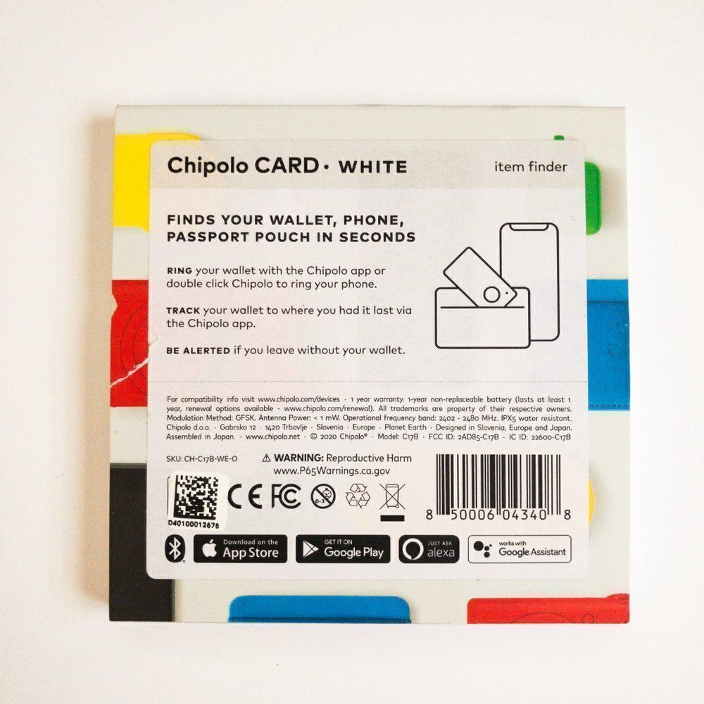 Chipolo Card in White - Picture 3 of 3